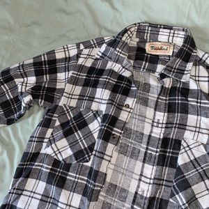 Black and white flannel